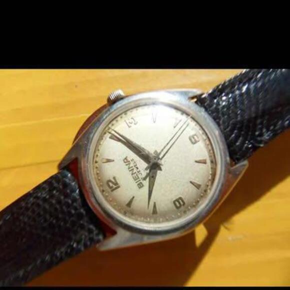 Very Collectible Rare 1960's SWISS BIENNA 17 Jewels Manual Men's Watch - Picture 3 of 9